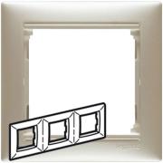 Рамка"Valena"3поста гор.Жемчужный (770473) Legrand