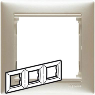 Рамка"Valena"3поста гор.Жемчужный (770473) Legrand