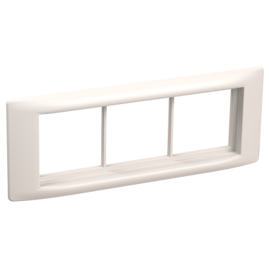 Рамка и суппорт"Праймер"для кабель-канала 3 поста на 6 модулей 45х45мм IEK