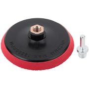 Диск шлифовальный с липучкой, гайка М14 + переходник для дрели, 125x10 мм ФИТ