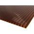 Сотовый поликарбонат Терракотовый, 6мм*2,1*6м, (0,78 кг/м2), Rational