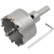 Коронка кольцевая с карбидными вставками Профи (для отверстий в нержавеющей стали) 50 мм, ФИТ