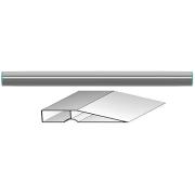 Правило алюминиевое 3,0 м "Трапеция", 1 ребро жесткости, Профи, FIT Россия