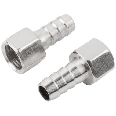 Адаптеры-соединители "елочка" 10 мм - внутренняя резьба 1/4", 2 шт. ФИТ