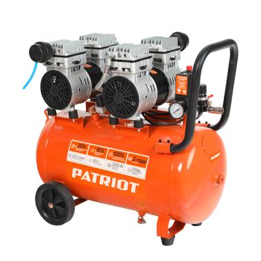 Компрессор поршневой безмасляный Patriot WO 50-300, 300 л/мин, 8 бар, 2000 Вт, 50