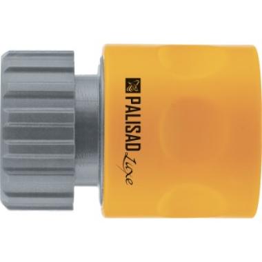Соединитель пластмассовый, быстросъемный, внутр.резьба 3/4,аквастоп,однокомпонент.Palisad