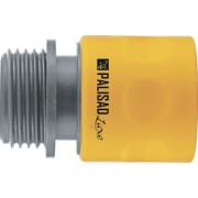Соединитель пластмассовый, быстросъемный, внешняя резьба 3/4, однокомпонентный Palisad