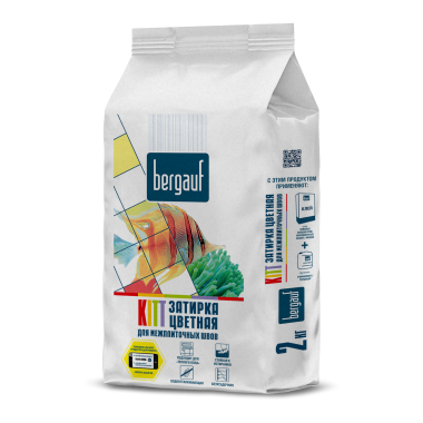 Затирка  Bergauf Kitt  белая 2 кг (шов 1-5 мм) Бергауф