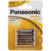 Батарейка LR3 (мизин.) Panasonic алкалин. (4шт/уп) /ЦЕНА за1уп.