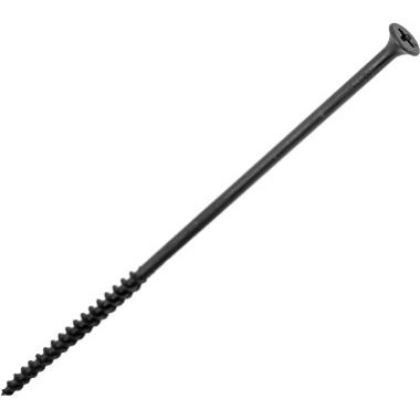 Саморез по дереву черный D 4,8 мм 152 мм (кг)