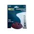 Круг абразивный на ворсовой подложке под "липучку", перфорированный, P 60, 125 мм, 5 шт FIT