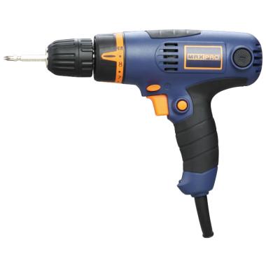 Дрель-Шуруповерт электрическая 320 Вт; 0-750об/мин; подсветка ; быстрозажимной патрон 10мм; Max-pro