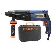 Перфоратор монтажный 800 Вт; 0-1200об/мин; 2,8Дж; 3 режима; Д/Б/М-30/26/13; 3,2кг; sds-plus; антивибрационная ручка; резиновые вставк Max-pro