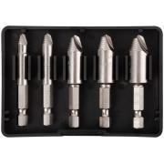 Экстракторы для болтов и шпилек усиленные, hss сталь, Профи 5 шт. FIT