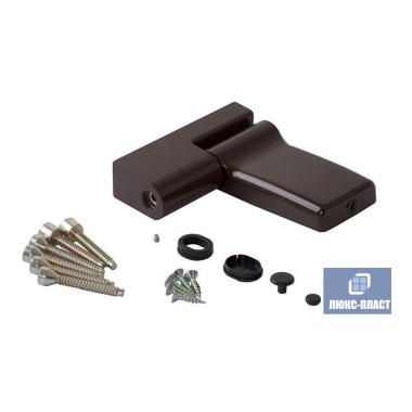 Петля дверная (КТ-V) Коричневая. DOOR HINGE Для входных ПВХ дверей