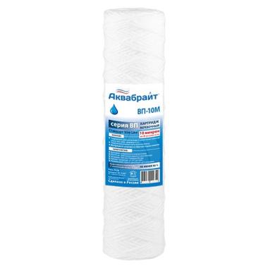 Картридж SL10 механической очистки воды, 10 мкм, полипропиленовая нить, (ВП-10М), АкваБрайт