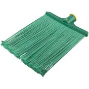Метла пластиковая №1, плоская мягкая 260х330 мм ( посадочный диаметр 25 мм ) КУРС
