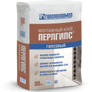 Клей монтажный гипсовый ПЕРЛГИПС 30 кг (40-45 уп)