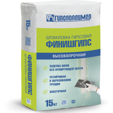 шпаклевка гипсовая финишная ФИНИШГИПС 15 кг (72 уп) Гипсополимер