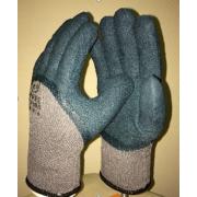 Перчатки утепленные с вспененным покрытием темно-зеленые Люкс  -38 В58