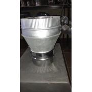 Дымоходы Сэндвич-конус-старт, нержав./оцинк, D 140/210мм