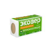 Утеплитель базальтовый ЭКОВЕР ЛАЙТ - 35 кг/м3 (1000*600*100мм*6пл.),(3,6м/кв) 0,36м3/ (16шт/паллета)