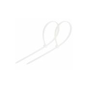 Хомут 400х8,0мм нейлон белый КСС 100шт/упак.