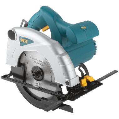Пила дисковая 1000 Вт; 4800 об/мин; 165/20 мм; 2,1 кг; жел. опора; коробка ФИТ