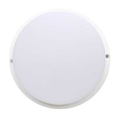 Светильник светодиодный,герметич. 18ВТ, 6500К IP65 круг датчик движ. Ecola