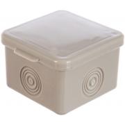 Коробка распаячная 65х65х40мм ОП крышка 4вх. IP54