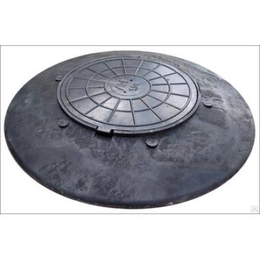 Конусный переходник с крышкой 1000мм, высота 110мм полимерно-песчаный