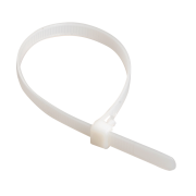 Хомут кабельный 120х4,8мм нейлон белый 50шт/упак.