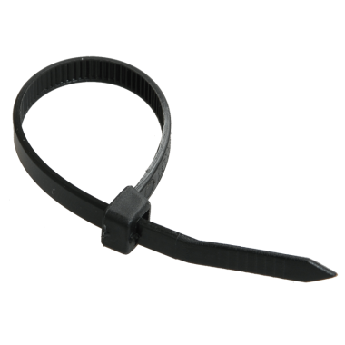 Хомут кабельный 250х4,8мм нейлон черный 100шт/упак.