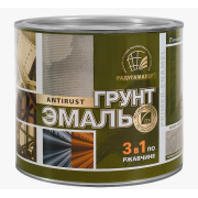 Эмаль-грунт по ржавчине 3в1 графит 1,9 кг РАДУГА