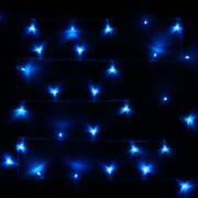 Эл. гирлянда для дома 5,5 м, 8 реж.,50 ламп,IP20, Синий 127-014