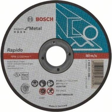 Круг отрезной по металлу BOSCH 125х1,0х22.2 мм AS60T-BF Expert for Metal-Rapido