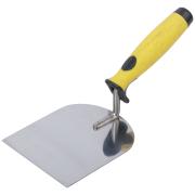 Мастерок нержавеющий, мягкая ручка, Профи, "лопатка" 180 мм ФИТ