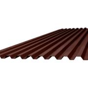 Профнастил НС-21, Шоколад (RAL 8017), 0,45мм, 3,0м