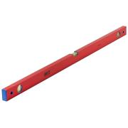 Уровень "Стандарт", 3 глазка, красный корпус, фрезерованная рабочая грань, шкала 1200 мм ФИТ