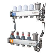 Коллекторная группа 1"-4 шт, евроконус 3/4", с расх., VT.579