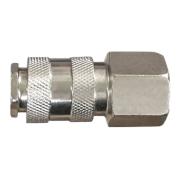 Адаптер быстросъемный с запорным клапаном с внутренней резьбой 1/4" ФИТ