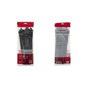 Хомут кабельный 300х7,6мм нейлон черный 100шт/упак.
