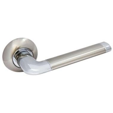Ручка дверная Ферарра LS-AL SN/CP мат.Никель-полир.Хром