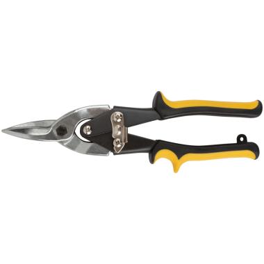 Ножницы по металлу 250 мм, прямые, усиленные, прорезиненные ручки, "Aviation" ФИТ