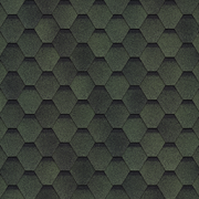 Гибкая черепица Соната-Технониколь Шинглас,Зеленый (упаковка: 22шт/3м2; поддон: 792шт)