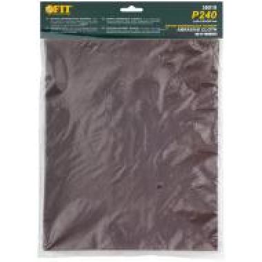 Листы шлифовальные на тканевой основе, алюминий-оксидный абразивный слой 230х280 мм, 10 шт. Р 240