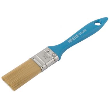 Кисть флейцевая, толщ. 12 мм, ПЭТ-щетина, нерж. обжим, пласт. ручка, ширина 30 мм