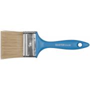 Кисть флейцевая, толщ. 16 мм, ПЭТ-щетина, нерж. обжим, пласт. ручка, ширина 70 мм