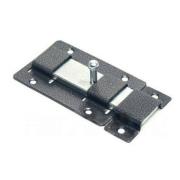 Задвижка дверная ЗД-02 (шпингалет, ПЛОСКИЙ ригель-цинк) Серебро