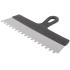 Шпатель фасадный нержавеющий зубчатый 350 мм / зуб 10 мм КУРС